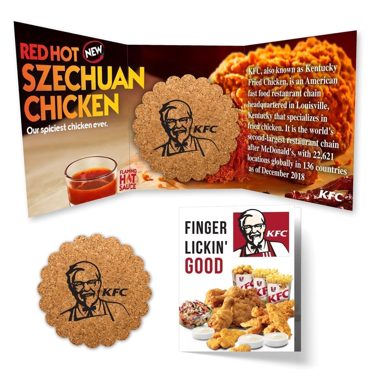 Tek booklet 2 with flower cork coaster Tek booklet 2 with flower cork coaster