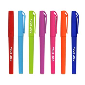 New design cute football korean fluent ballpoint writing pen plastic ballpoint pen