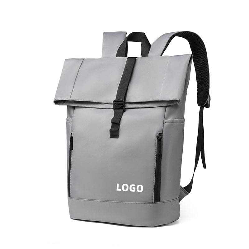 Custom men's roll top laptop school 2024 backpack travel waterproof leather college bag rolling outdoor casual sports backpack Custom men's roll top laptop school 2024 backpack travel waterproof leather college bag rolling outdoor casual sports backpack