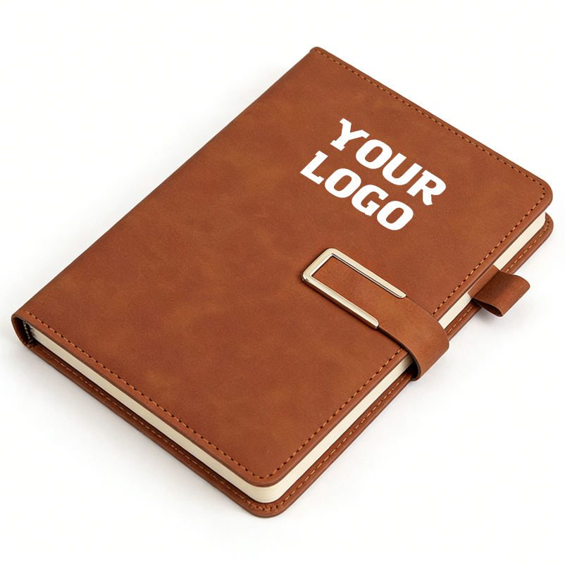 Wholesale custom type creative color leather notebook magnet button for travel office business high-end notebook Wholesale custom type creative color leather notebook magnet button for travel office business high-end notebook