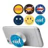 Custom poppings phone socket up grip holder with design logo printing sockets phone stand