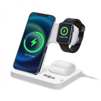 3 in 1 magnetic wireless charger with led lamp