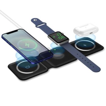 15w 3-in-1 foldable wireless charging station