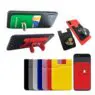 Silicone phone card holder wallet