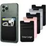Pocket phone card holder sticker