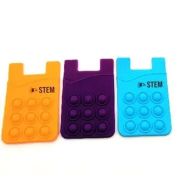 Push pop phone wallet 3m sticker card holder