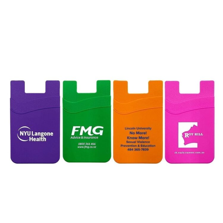 Phone sticker card holder