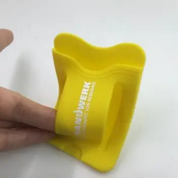 Silicone mobile phone card holder