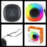 Mini led colorful light rgb rainbow speaker