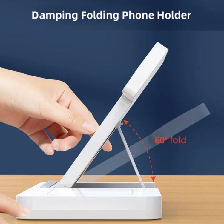 3 in 1 magnetic wireless charger with led lamp