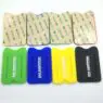 Silicone mobile phone card holder