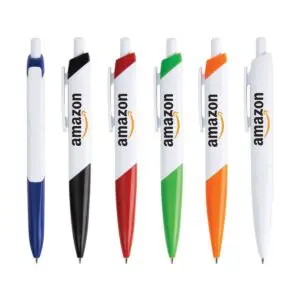 Cynthia push-action ballpoint pen with registered antimicrobial additive