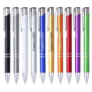Cheap ball point metal pens with personalized custom promotional custom pens logo printed