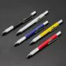 Factory made multifunction tool screwdriver level stylus screen ruler ballpoint pen for promotion