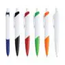Cynthia push-action ballpoint pen with registered antimicrobial additive