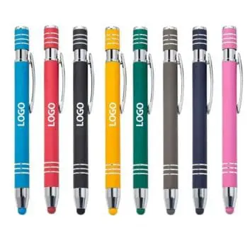 Hot sale custom logo personalized multi-function metal stylus ballpoint pen