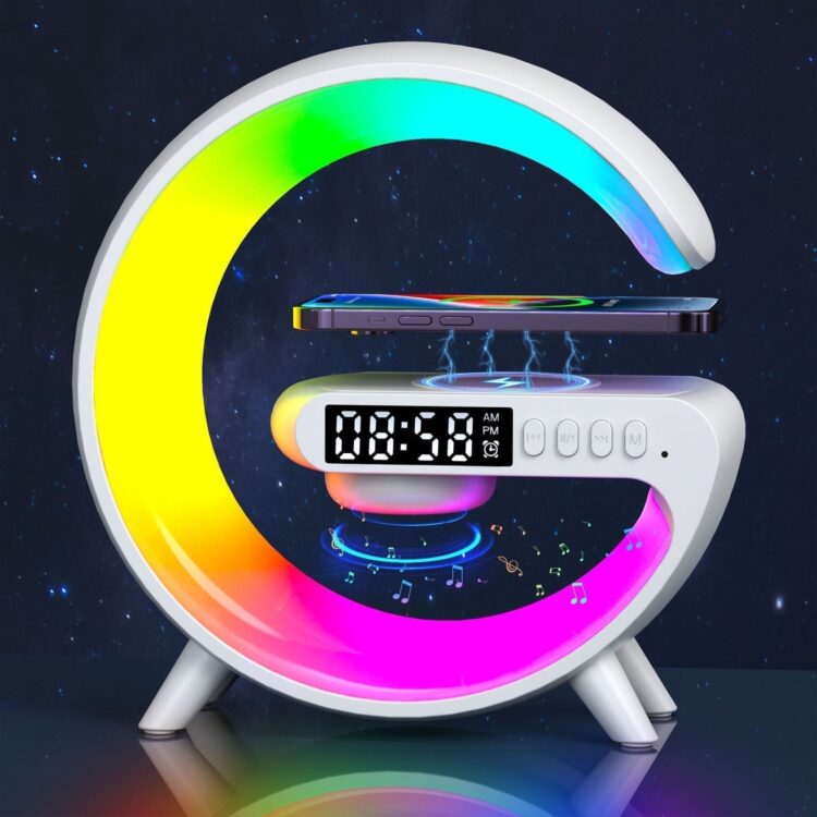 Wireless charger and speaker alarm clock