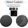 Custom slate coaster