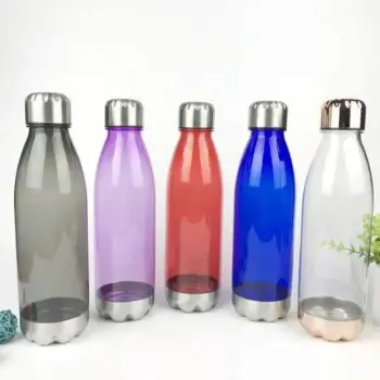 Cola shaped sport water bottle with custom color