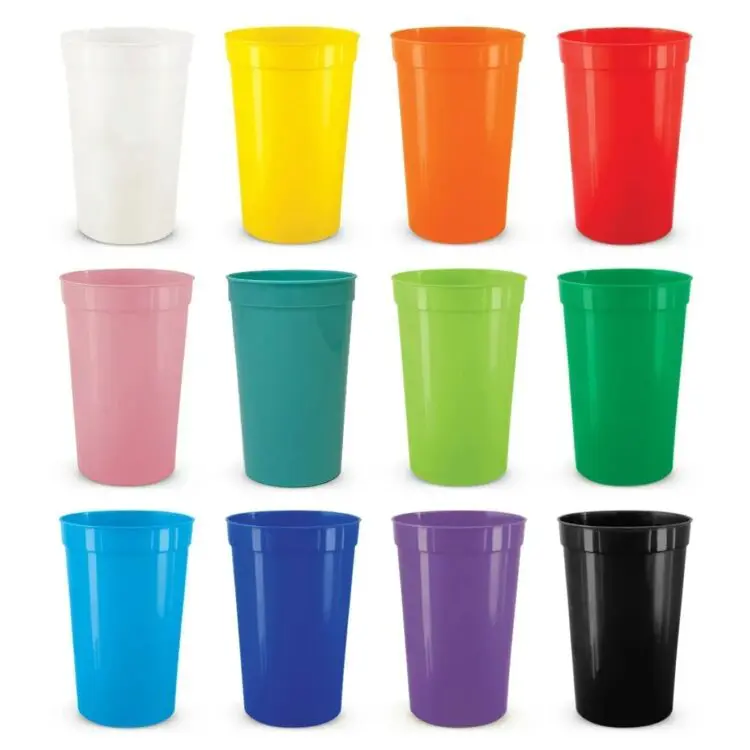 Custom translucent plastic stadium cup