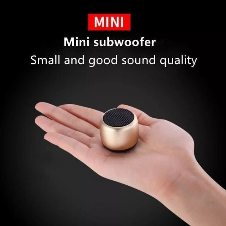 Aluminum handsfree small bluetooth speaker