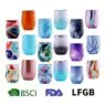 Stainless steel insulated wine tumbler 12oz mug