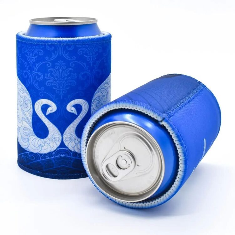 Full color premium foam collapsible can coolers