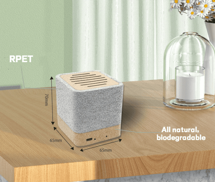 Eco bamboo portable speaker mini wireless speaker