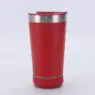 Stainless steel bluetooth audio beer mug