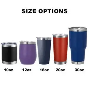Custom logo 16oz insulated double walled stainless steel cup
