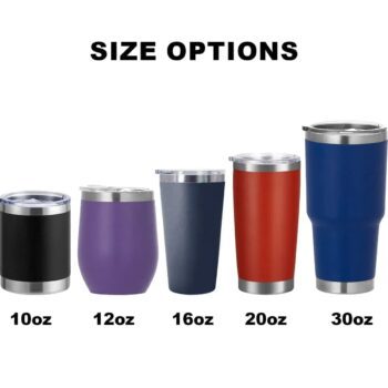 Custom logo 16oz insulated double walled stainless steel cup