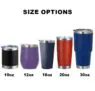 Custom logo 16oz insulated double walled stainless steel cup