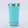 Stainless steel bluetooth audio beer mug