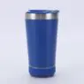 Stainless steel bluetooth audio beer mug