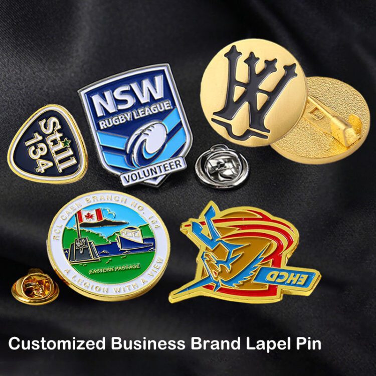 Free design hat pins small gold metal soft enamel custom button pins bulk epoxy saudi arabia magnet lapel pins for clothes