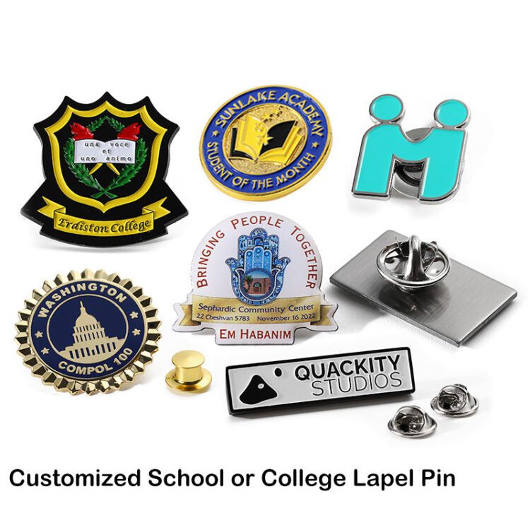 Free design hat pins small gold metal soft enamel custom button pins bulk epoxy saudi arabia magnet lapel pins for clothes