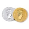 Factory wholesale gold silver plated coin metal custom logo design challenge coin 3d zinc alloy die stamping reverse gold coin