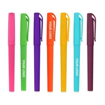 New design cute football korean fluent ballpoint writing pen plastic ballpoint pen