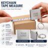 custom logo aluminum mini tape measure 1 2m 4