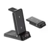 25w 4-in-1 foldable wireless charging station with clock