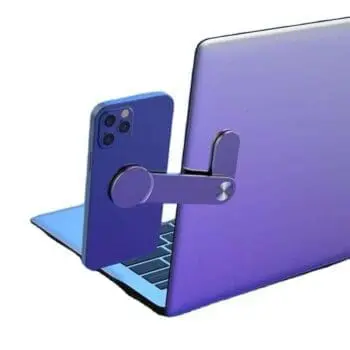 Aluminum alloy adjustable folding mobile phone holder