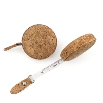 Wholesale custom sublimation blank mini round measuring tape wood soft tape measure