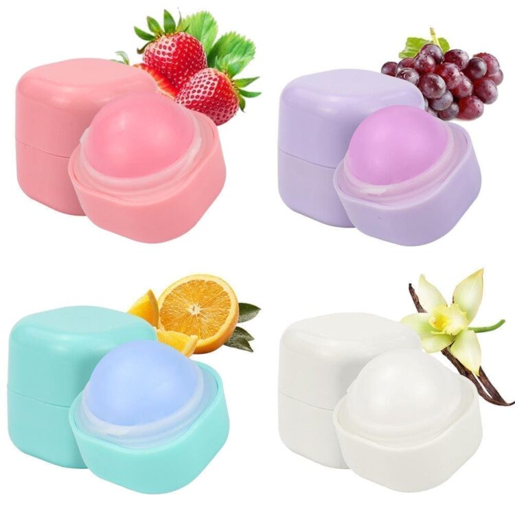 Hydrating fruit makeup vegan lip balm