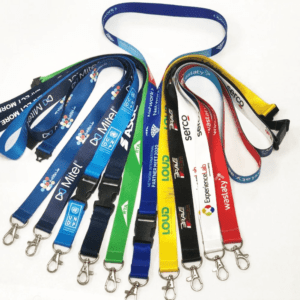 Custom logo dye sublimation polyester keychain lanyard wholesale neck lanyard strap
