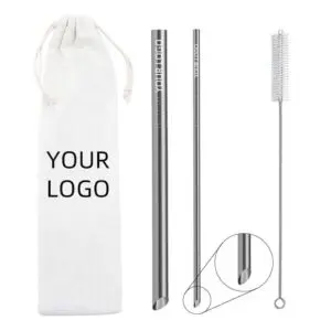 Eco friendly reusable straws stainless steel