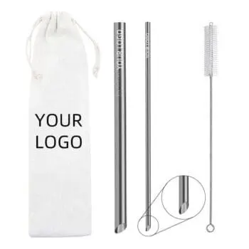 Eco friendly reusable straws stainless steel