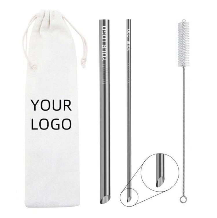 Eco friendly reusable straws stainless steel