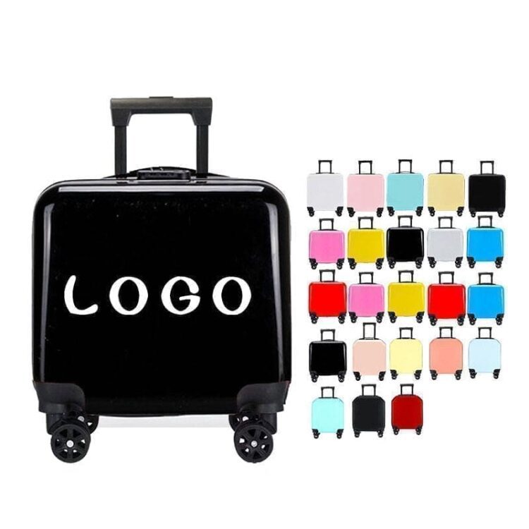 Custom logo travel luggage suitcase for kids