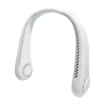 Flexible refrigeration folding lanyard hanging neck waist fan