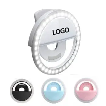 Usb rechargeable selfie ring light